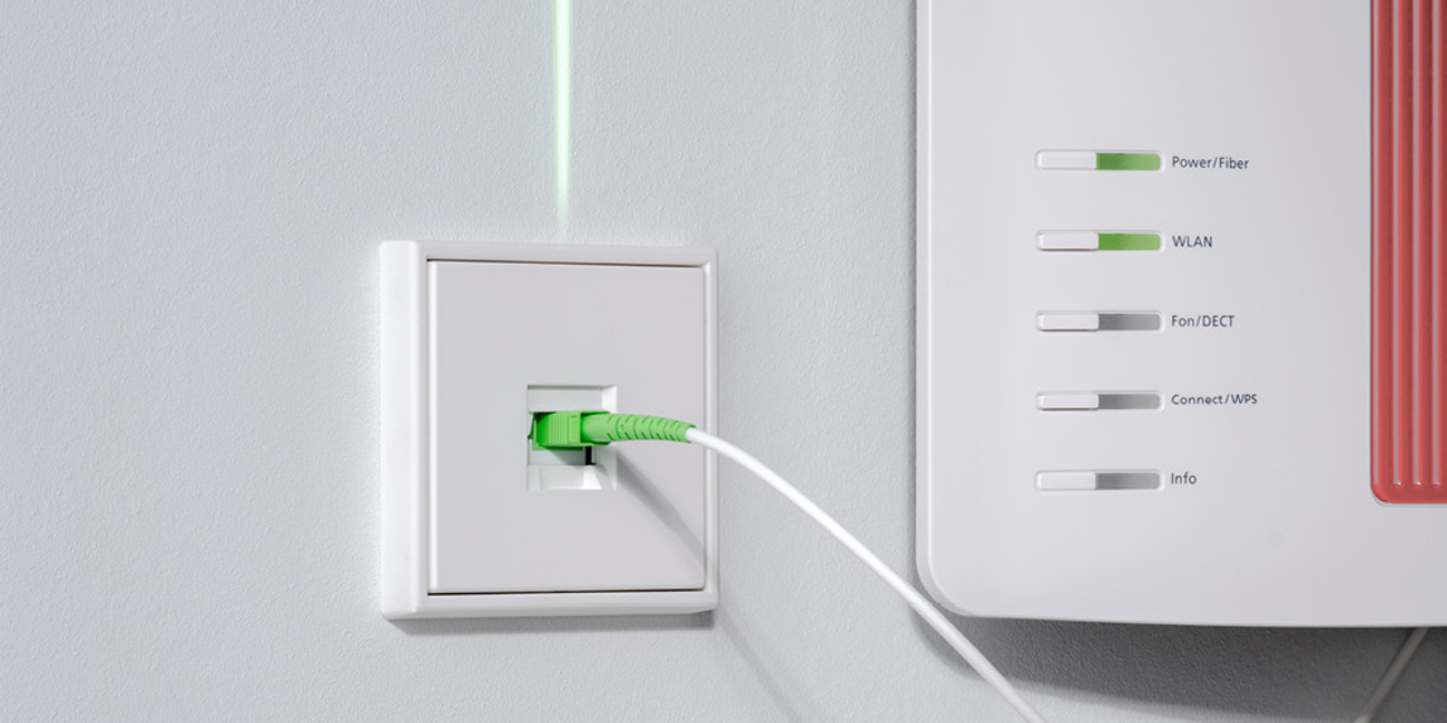 Die neuen Glasfaser-Anschlussdosen bei Elektro Schüttler in Darmstadt